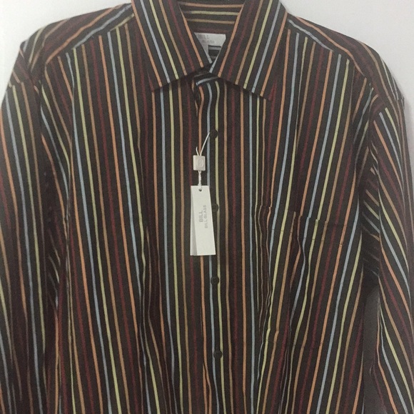 Bill Blass Men’s Long Sleeves Shirt - Picture 4 of 8
